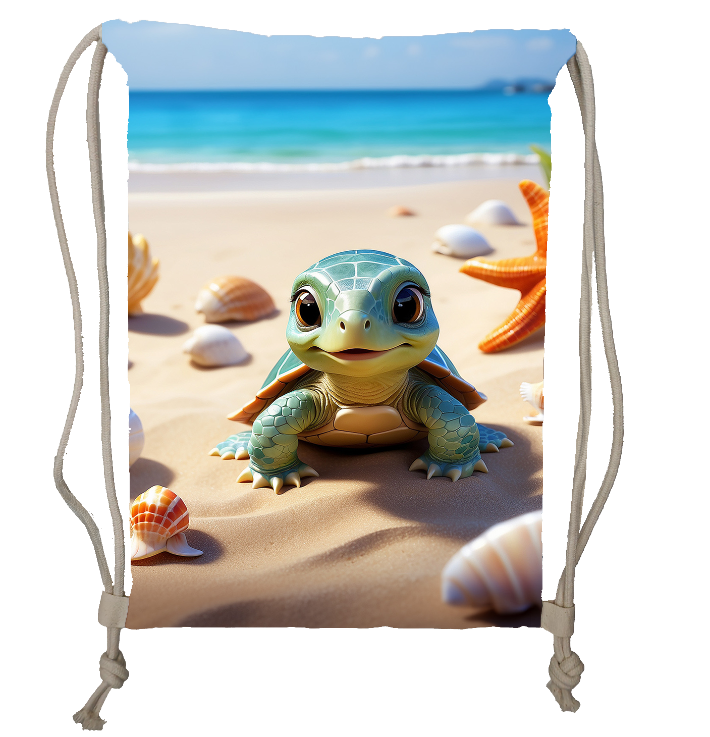 12. Baby Turtle with starfish